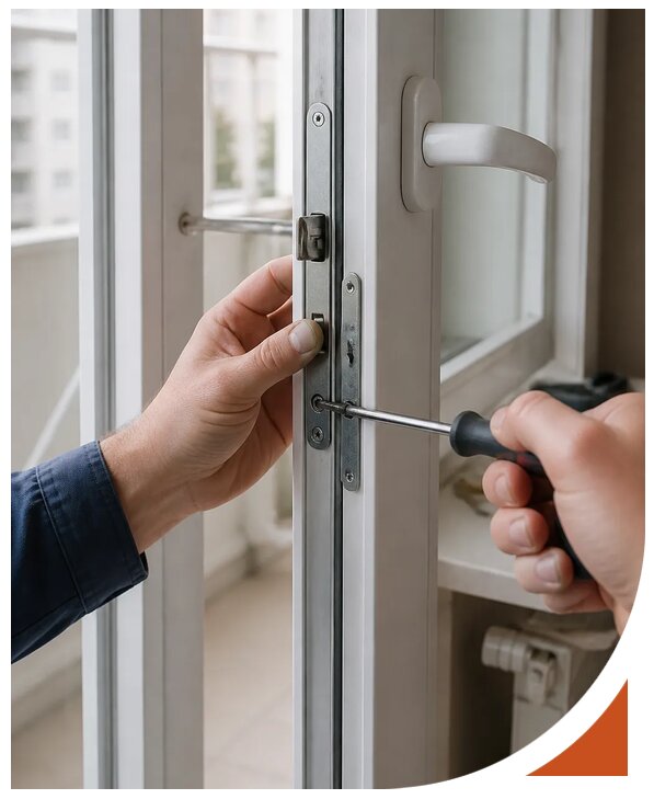 Профессиональная установка замка балконной двери в Каменке